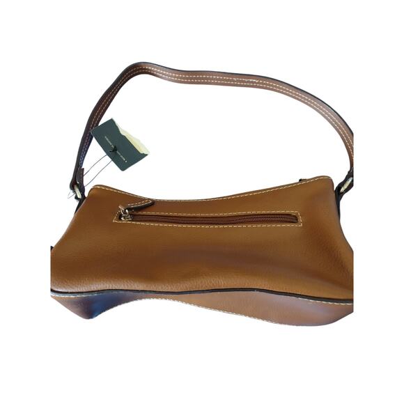 Vintage Y2K Baguette Brown Handbag Preppy Casual Lightweight Espresso Brown‎ - Picture 5 of 5